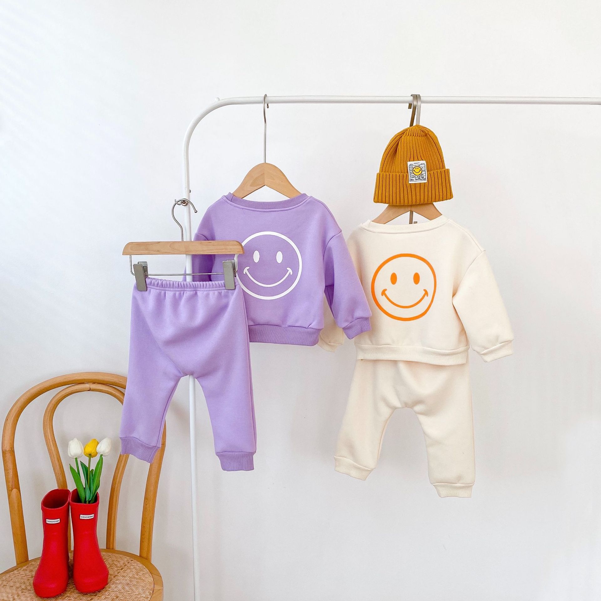 Personalized Kids Smile Face Set| Cloth53