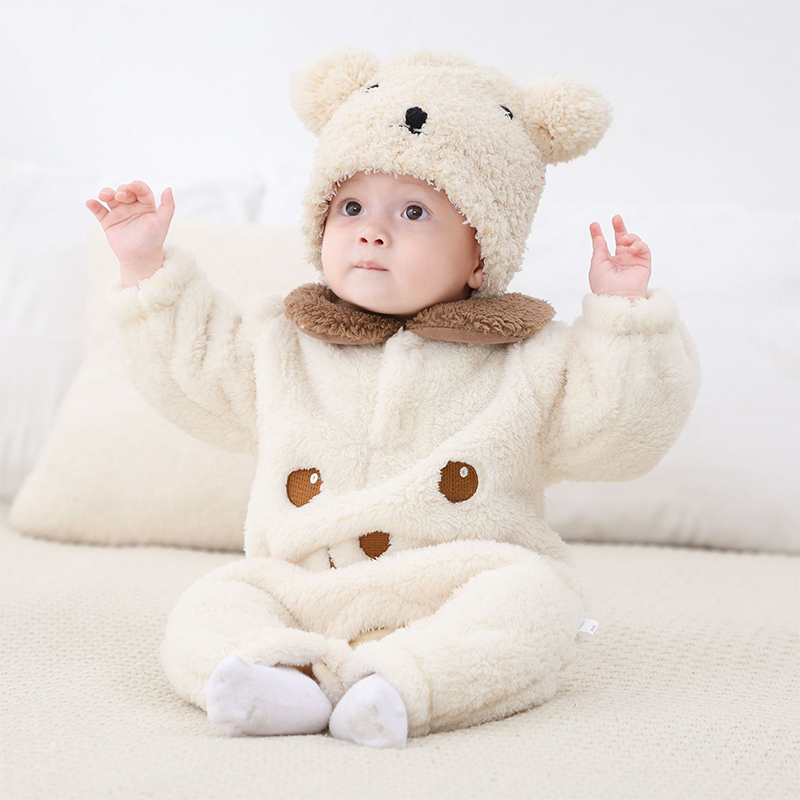 Personalized Baby Winter Embroidered Jumpsuit Coat| BBCloth74