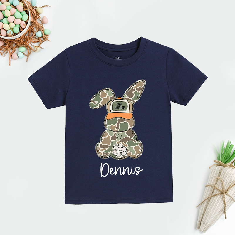 Personalized Kids Bunny Summer T-Shirt| Cloth1415