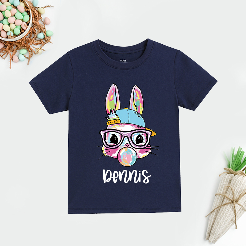 Personalized Kid Bunny Summer T-Shirt| Cloth1430