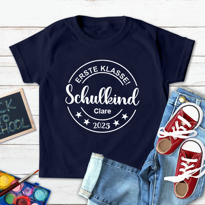 Personalized Kids Back To School Name T-Shirt| Cloth1478