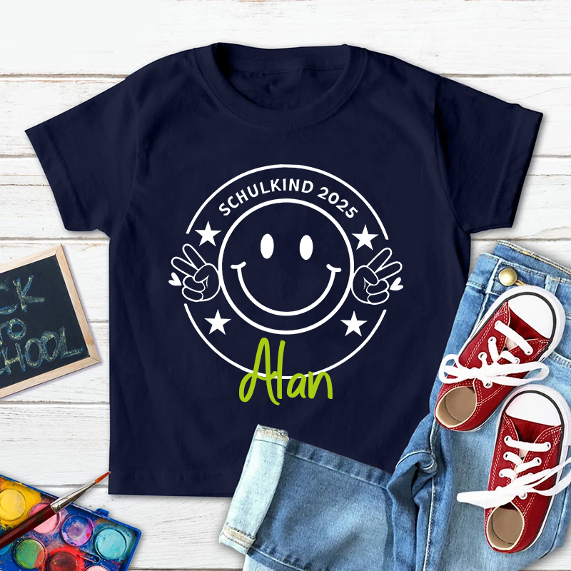 Personalized Kids Back To School Name T-Shirt| Cloth1479