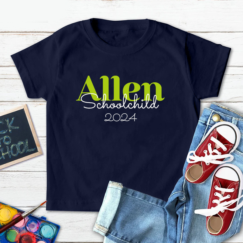 Personalized Kids School child T-Shirt| Cloth1406