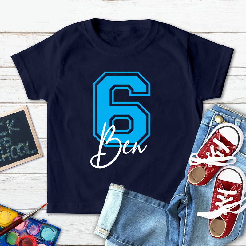 Personalised Kid Birthday Unisex T-Shirt| Cloth1409