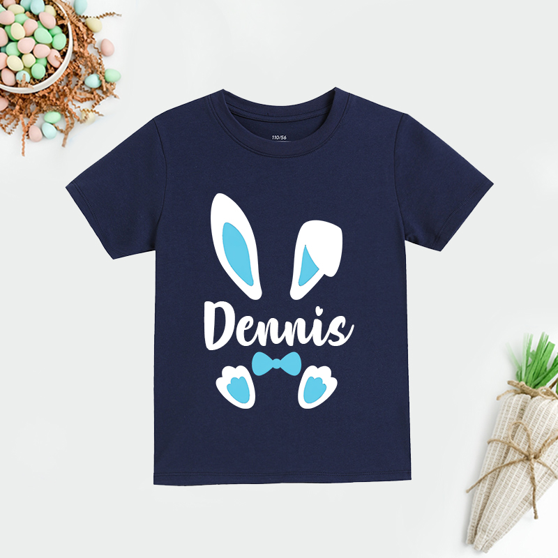 Personalized Kids Bunny Summer T-Shirt| Cloth1412