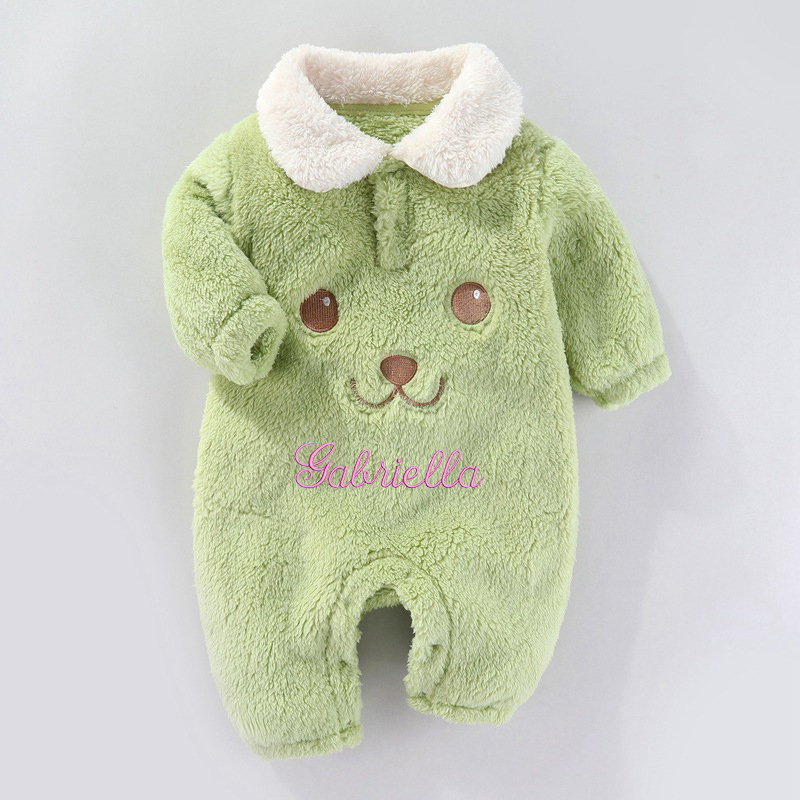 Personalized Baby Winter Embroidered Jumpsuit Coat| BBCloth74