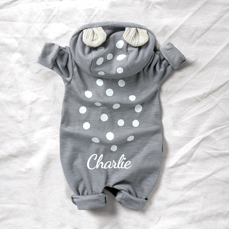 Personalized Baby Deer Romper Jumpsuit| BBcloth81