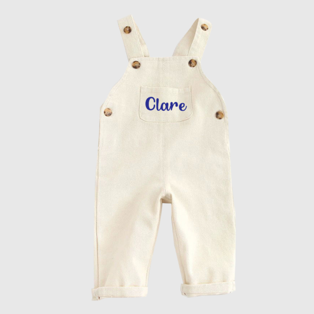 Personalized Kids Oversized Denim Loose Overalls| Pants10