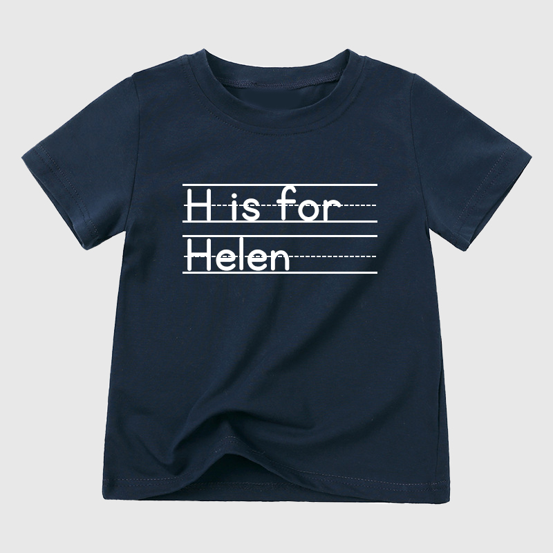 Personalized Kids Back To School Alphabet Name T-Shirt| Cloth1902