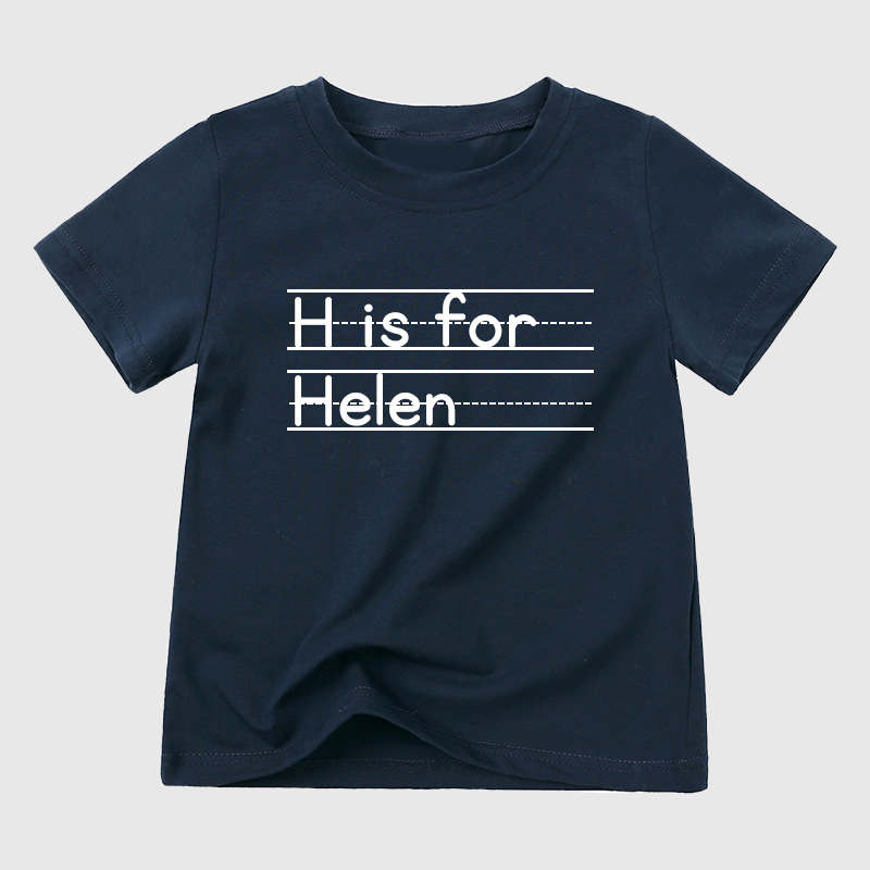 Personalized Kids Back To School Alphabet Name T-Shirt| Cloth1902