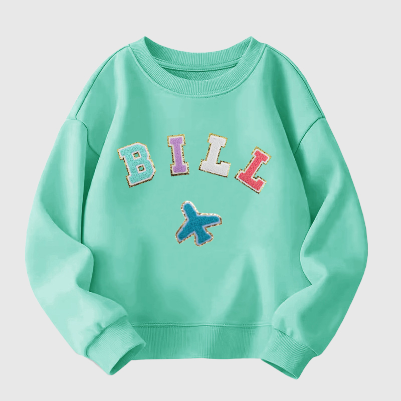 Personalized Girls Patches Sweatshirt |Cloth194