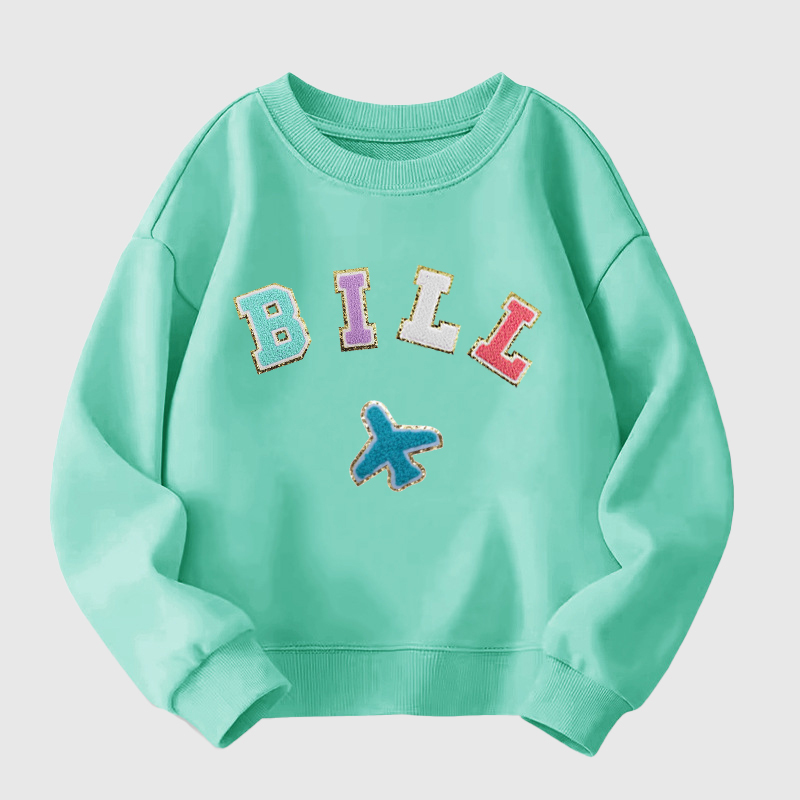 Personalized Girls Patches Sweatshirt |Cloth194