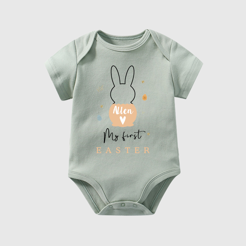 Personalized Baby First Easter Onesie| BBCloth18