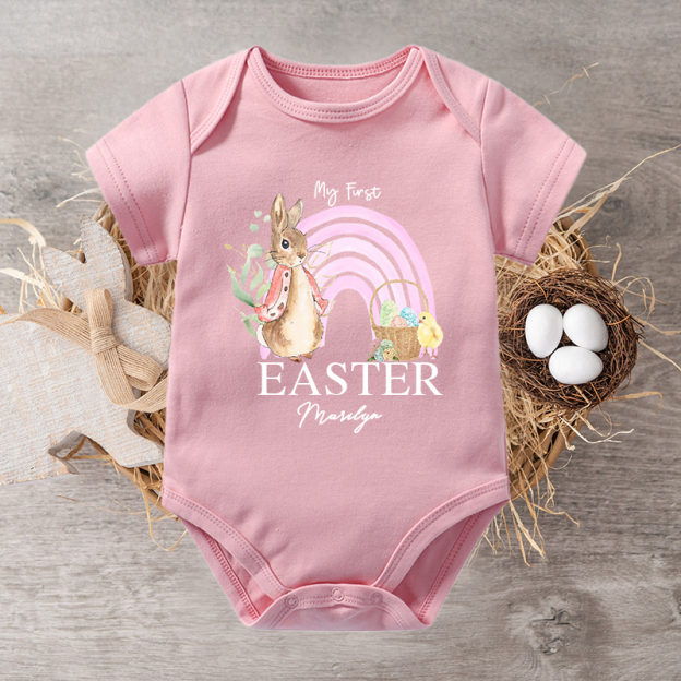 Personalized Baby Bunny Cozy Onesie| BBCloth22