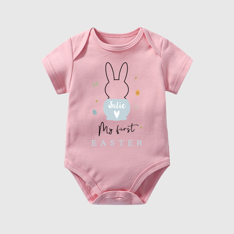 Personalized Baby First Easter Onesie| BBCloth18