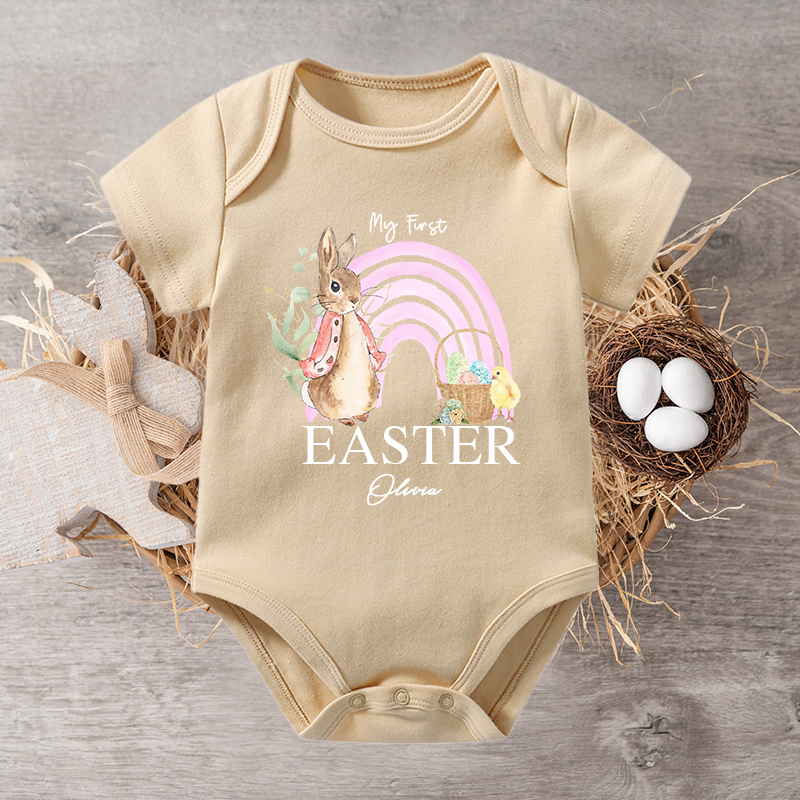 Personalized Baby Bunny Cozy Onesie| BBCloth22