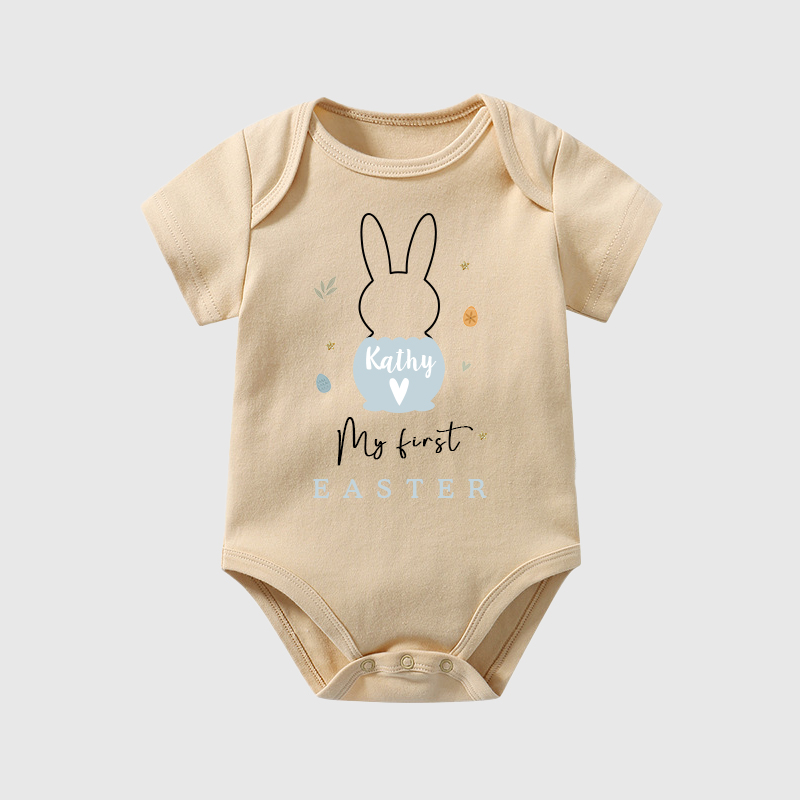 Personalized Baby First Easter Onesie| BBCloth18