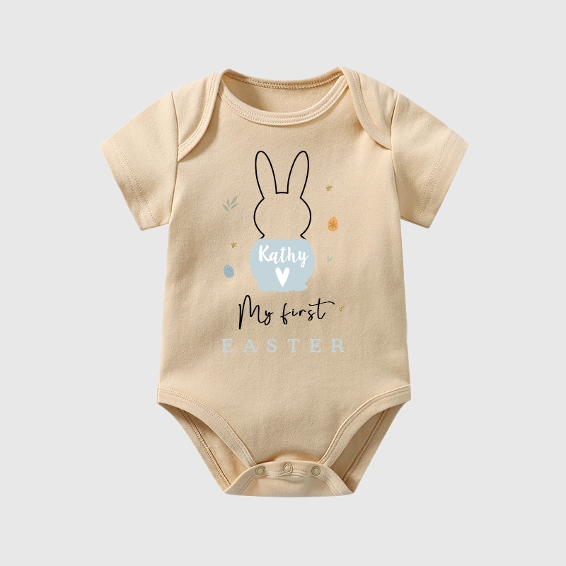 Personalized Baby First Easter Onesie| BBCloth18