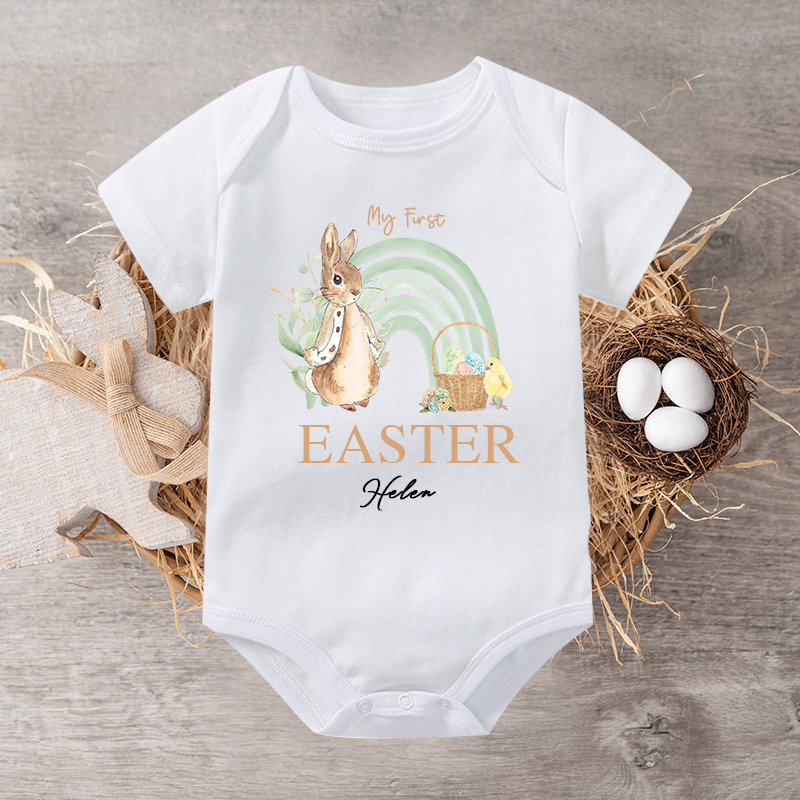 Personalized Baby Bunny Cozy Onesie| BBCloth22