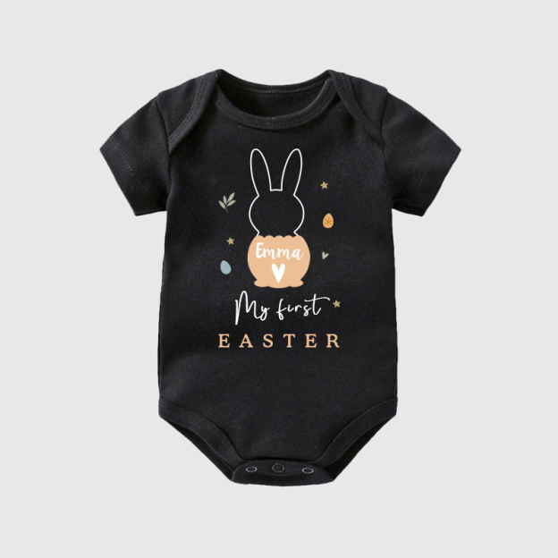 Personalized Baby First Easter Onesie| BBCloth18