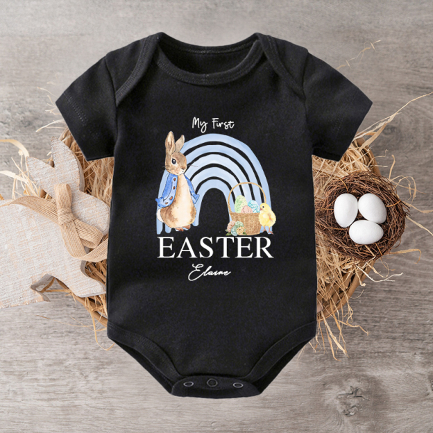 Personalized Baby Bunny Cozy Onesie| BBCloth22