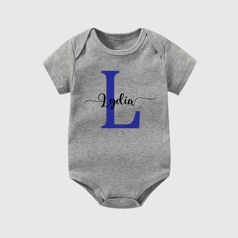 [Copy]Personalized Baby Name Cozy Onesie| BBCloth14