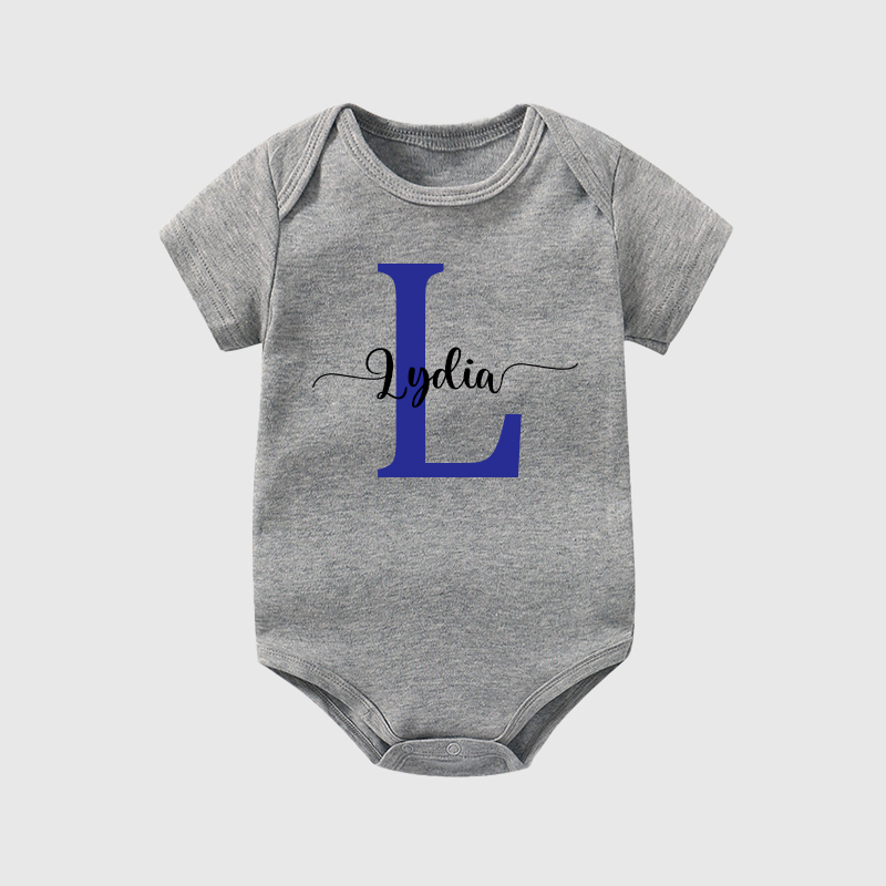[Copy]Personalized Baby Name Cozy Onesie| BBCloth14