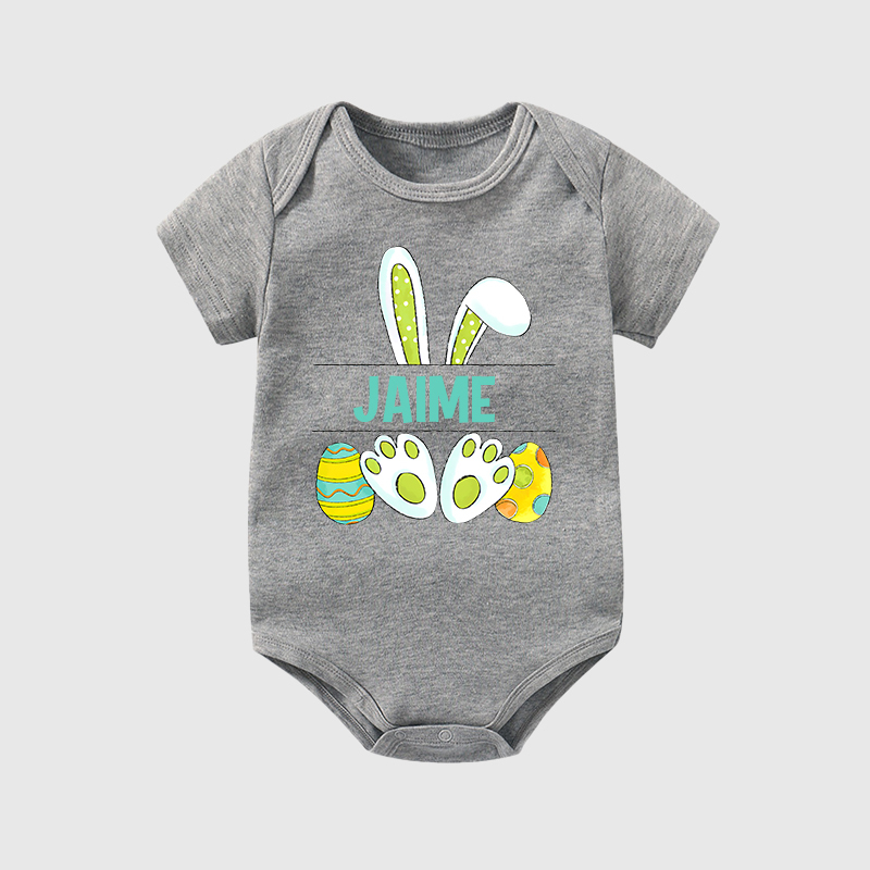 Personalized Baby Easter Cozy Onesie| BBCloth20