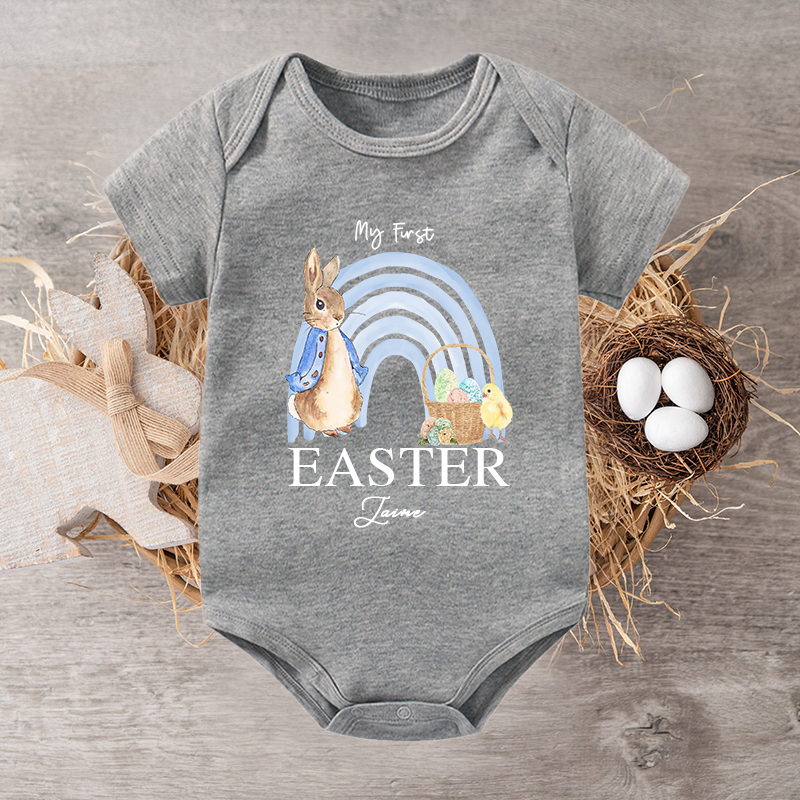 Personalized Baby Bunny Cozy Onesie| BBCloth22