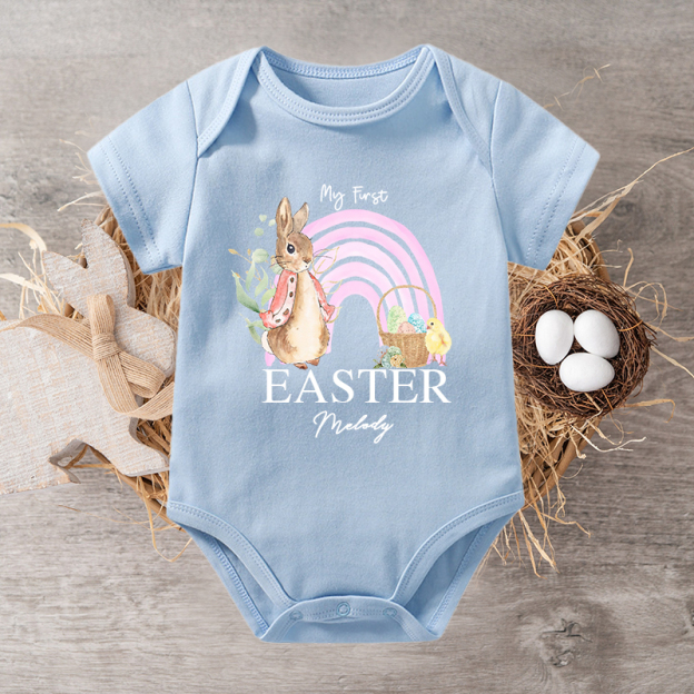 Personalized Baby Bunny Cozy Onesie| BBCloth22