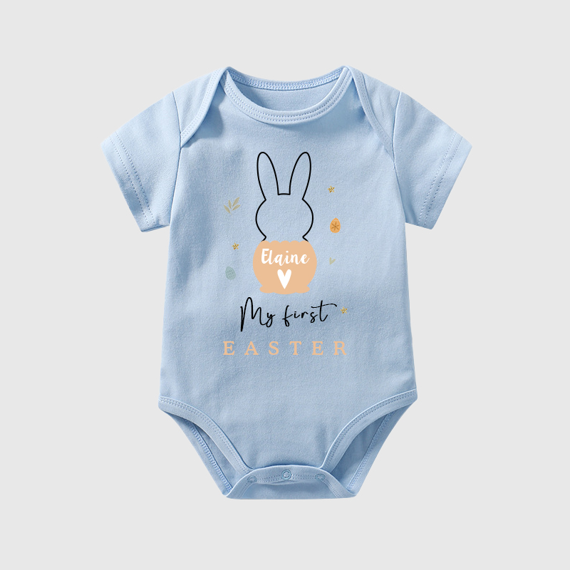 Personalized Baby First Easter Onesie| BBCloth18