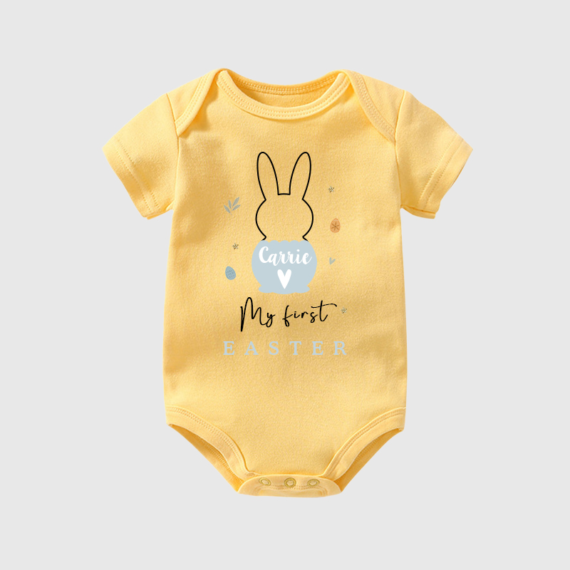 Personalized Baby First Easter Onesie| BBCloth18