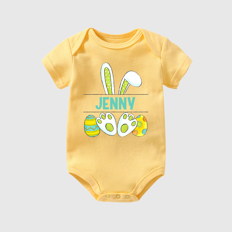 Personalized Baby Easter Cozy Onesie| BBCloth20