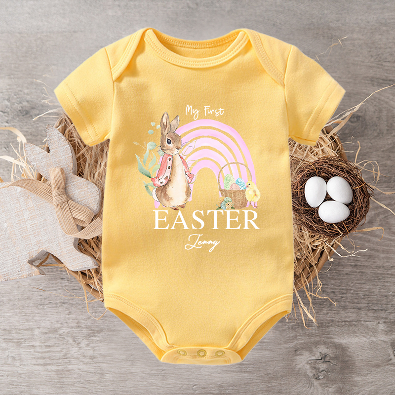Personalized Baby Bunny Cozy Onesie| BBCloth22