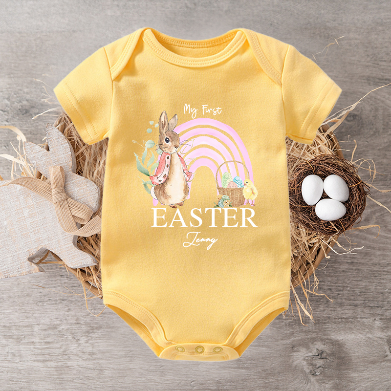 Personalized Baby Bunny Cozy Onesie| BBCloth22
