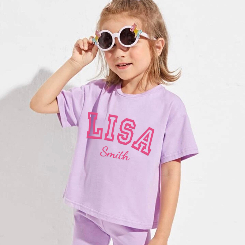 Personalized Kids Name Toddler shorts Set| Cloth150