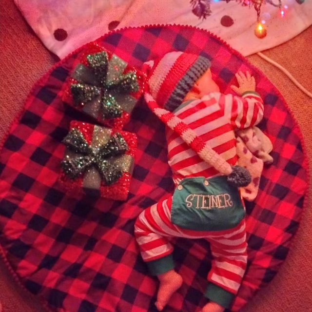 Personalized Embroidered Butt Flap Christmas Pajamas| Cloth99