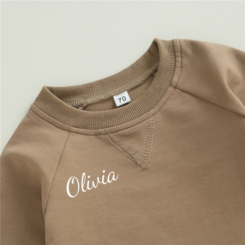 Personalized Kids Unisex Sweatshirt Jogger Set| Cloth109