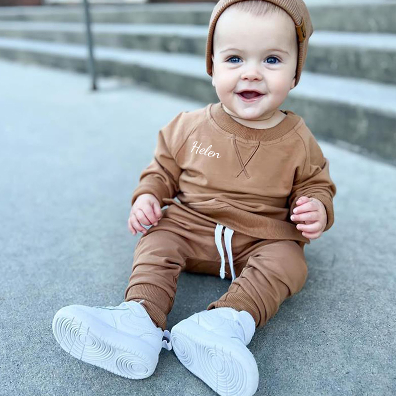 Personalized Kids Unisex Sweatshirt Jogger Set| Cloth109