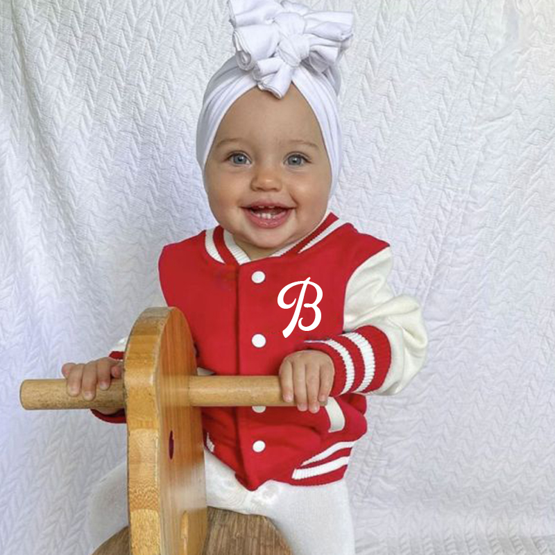 Personalized Kids Sports Initial Name Jacket| Cloth77