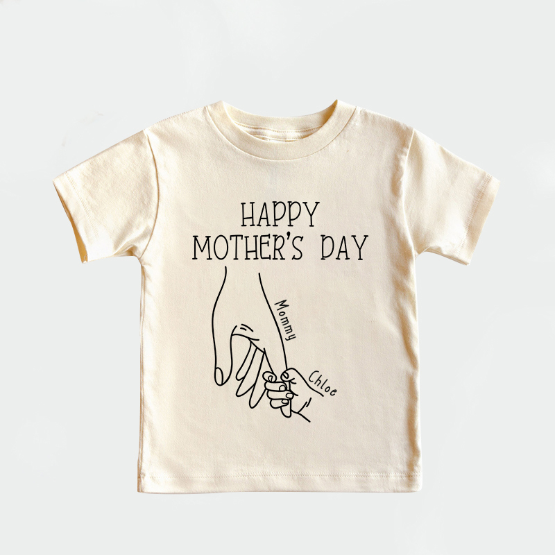 Personalized Kid HappyMother's Day T-Shirt| Cloth1437