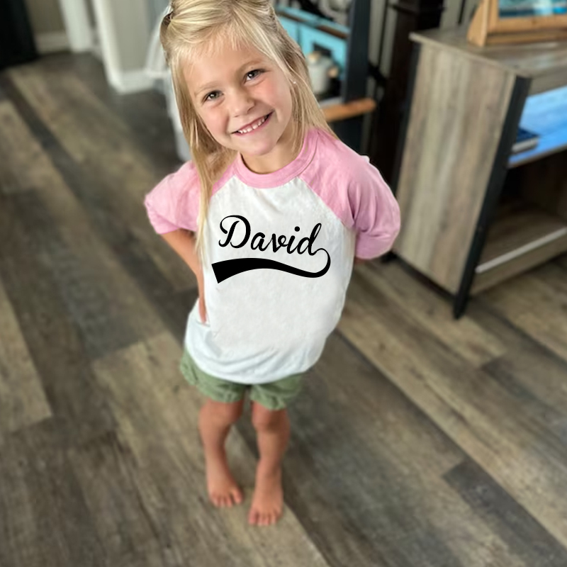 Personalized Name Baseball Long Sleeves Shirt| Cloth127