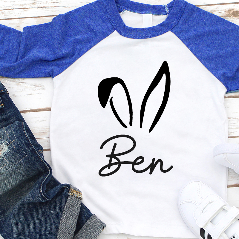 Personalized Kids Easter Long Sleeves Shirt| Cloth12425