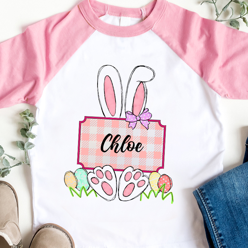 Personalized Kids Easter Long Sleeves Shirt| Cloth12422