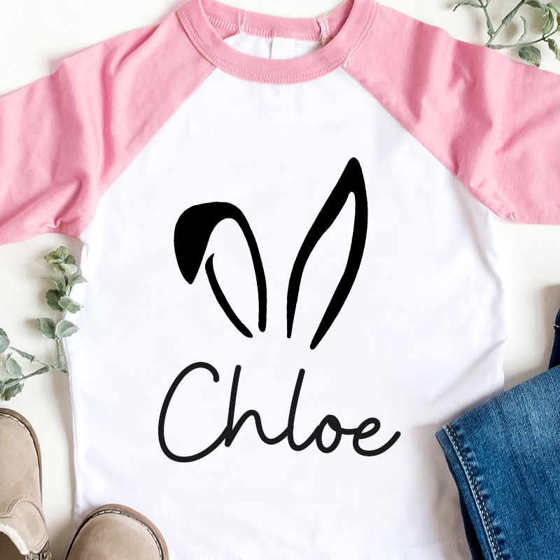 Personalized Kids Easter Long Sleeves Shirt| Cloth12425