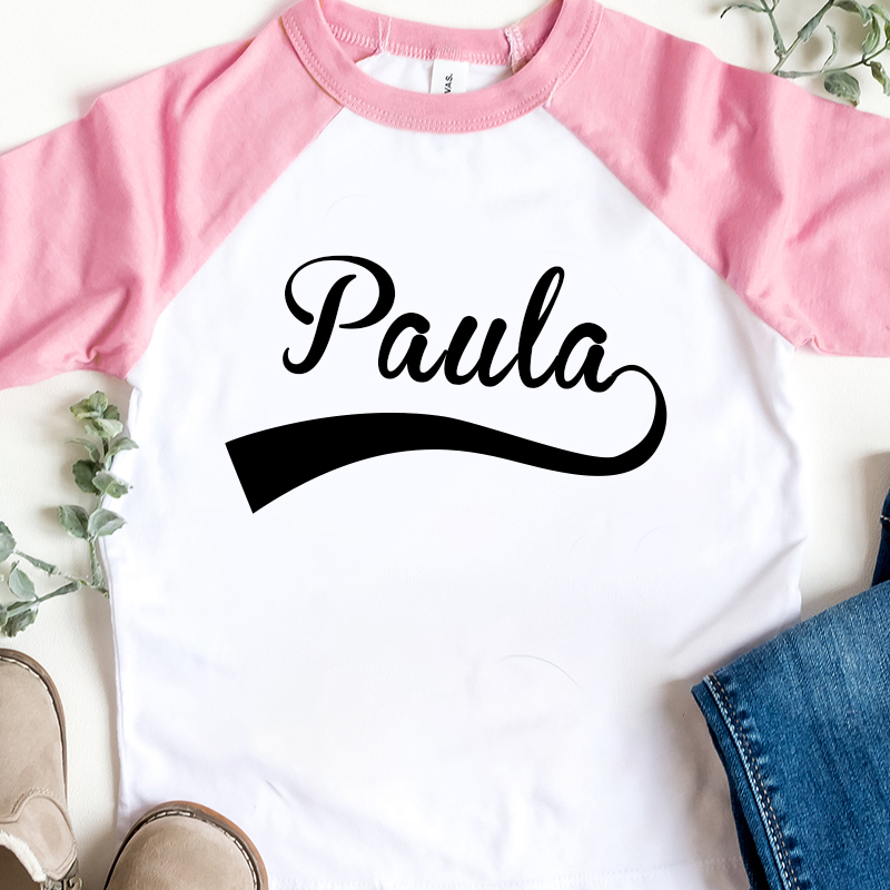 Personalized Name Baseball Long Sleeves Shirt| Cloth127