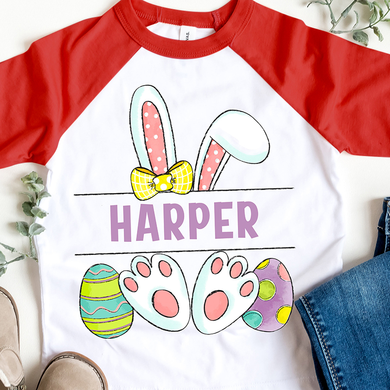 Personalized Kids Easter Long Sleeves Shirt| Cloth124
