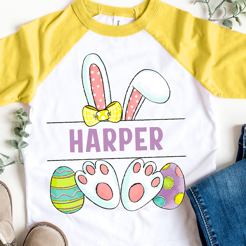 Personalized Kids Easter Long Sleeves Shirt| Cloth124