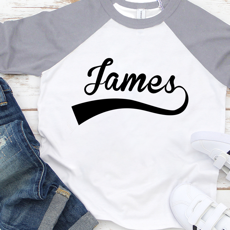 Personalized Name Baseball Long Sleeves Shirt| Cloth127