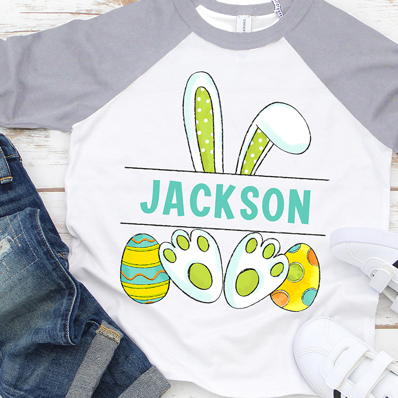 Personalized Kids Easter Long Sleeves Shirt| Cloth124